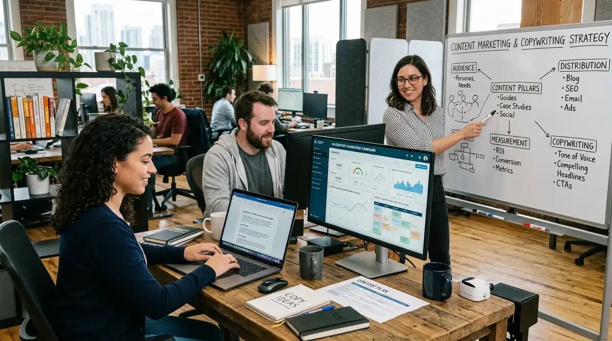 Copywriting е основна част от content marketing