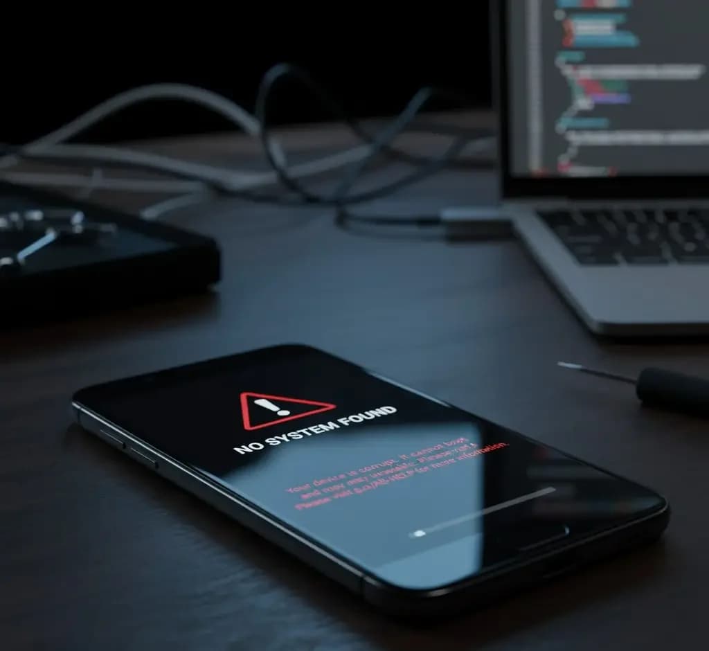 Системна грешка на екрана