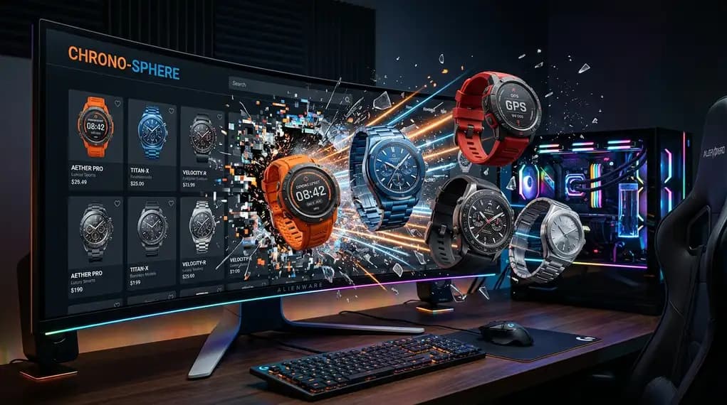 Изработка на онлайн магазин за часовници