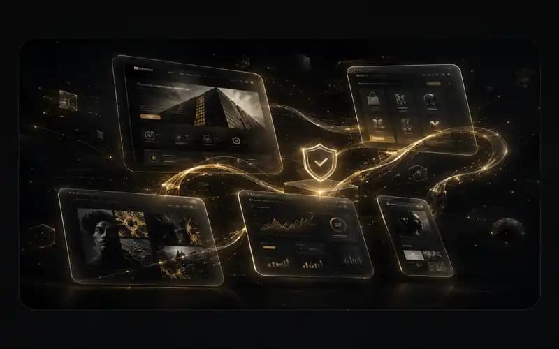 Офис среда - портфолио уебсайт