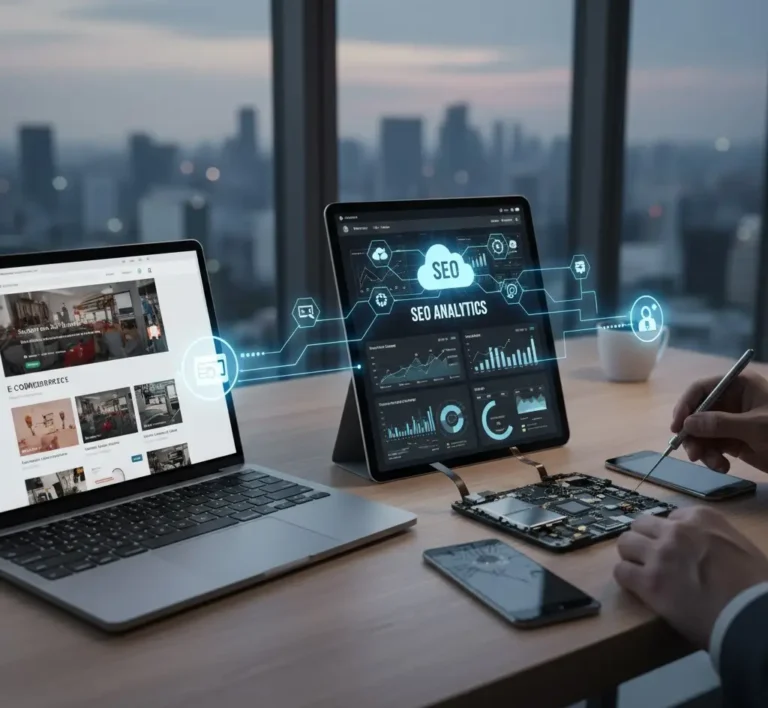 Комплексни дигитални решения и ремонт на техника: SEO анализи, уебсайт и хардуерна поддръжка от Mobigrab